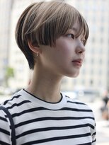 アイドットプラス オオサカ 心斎橋 難波(i.+OSAKA)&nbsp;大人ハンサムショート×透明感ベージュ