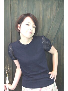 バポス ヘアサロン (BAPOS Hair Salon) 暗髪耳かけマッシュＢＯＢ