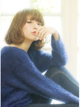 ロンド 表参道店(Lond) 《Lond omotesand》rico シンプルなふんわりワンカールボブ