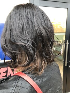 ヌーボヘアー(Nubo Hair) ミルクティーベージュインナー×ほんのり軽みレイヤー