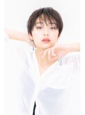 シースルー前髪x艶カラー♪ハンサムショートY戸頭20代30代40代