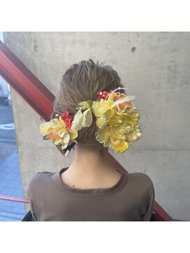 モップアップ ゾイトロープ(Mop up zoe trope) 成人式アレンジ#6