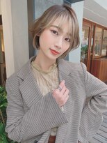 ルービック 難波(Rubik's)&nbsp;大人可愛い20代30代40代/丸みショート/インナーカラー