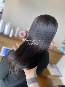 ハチノ(8NO) ダークグレージュ