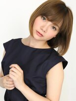 エンディアリング 東銀座(Endearing)&nbsp;大人可愛い上品ショートカットボブヘアブラウン20代30代40代
