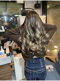 #黒髪#ボブルフ#ネビージュ#小顔#ワンレン