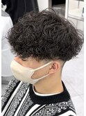 波巻きスパイラルツイストスパイラルパーママッシュメンズヘア