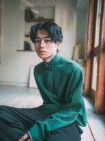 フランズ いわき(FLUNS)&nbsp;ハイライト/マッシュパーマ/ウルフ/アッシュブラック/いわき市