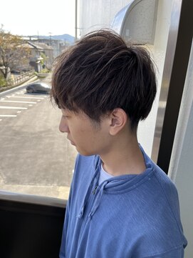 メロウ(mellow) メッシュキャップハイライト×ベージュ