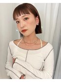 切りっぱなしボブ