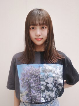 ヨー(Yoh-) 【外ハネボブ/佐々木慧介】ミディアムボブ/前髪カット