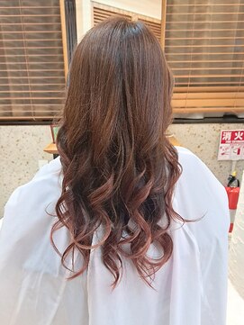 ヘアリゾート粋 トゥジュ 池袋東口店(tujuh) ゆるふわウェーブ/カール/透明感/艶髪/ケアカラー/ブラウン