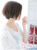 海浜幕張/髪質改善/ミルクティーピンク☆艶感切りっぱなしボブe
