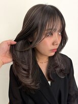 リル バイ ジルブラン(Lil by JIL BLAN)&nbsp;前髪　こなれミディ　イメチェン　ウェーブパーマ　韓国マッシュ