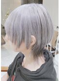 グレーベージュ/ブルーグレージュ/ハイトーンカラー マッシュ