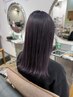 【透明感と潤いを】カット＋イルミナカラー＋ショートトリートメント