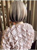 アンブレラカラーシルバーベージュ