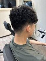 ジュレベール(JurerBelle)&nbsp;【ジュレベール 汲田】えりあし高めメンズパーマスタイル