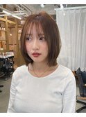 肩ギリギリボブ