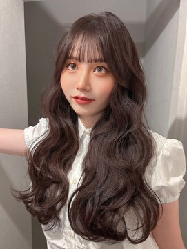 シー(See.) 韓国へアレイヤーカット顔周りカットブリーチなしカラーA