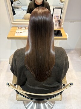 トリート 新浦安店(TREAT) ワンカラーでできるオリーブベージュカラー