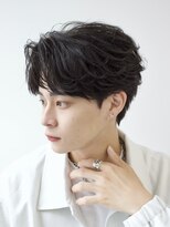 エデアンホンテン メンズサロン(EDEAN 本店 (旧:EDEAN 上通)) 熊本フェザーパーマ ツイストスパイラル 波巻き センターパート