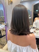ロンド フィーユ(Lond fille)&nbsp;オリーブグレー/レイヤーカット/黒髪/マロンベージュ/銀座