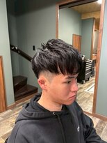 スタンドバーバー 柏(STAND BARBER)&nbsp;MEN’S HAIR/波巻ツイストスパイラル/フェザーパーマ/柏