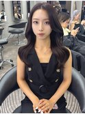 【青木　淳】レイヤー/韓国スタイル/くびれ巻き／ワンホン