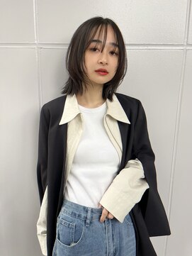 シーン(SCENE) [天神今泉/クラゲヘアー/小顔に見せるヘア/ココアベージュ]