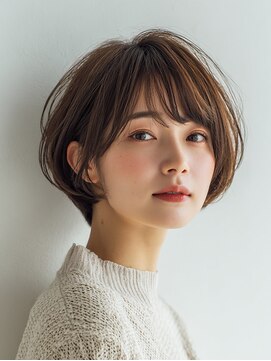 ロディーナコク 大口 新子安(rodina.coc) クラゲヘアー/小顔に見せるヘア/ココアベージュ/大口子安新子安