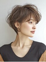 ハーツ(Heart's)&nbsp;大人ショート　白髪ぼかし　脱白髪染めハイライト40代50代60代