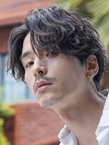 フィフス 渋谷(fifth) ルーズパーマセンターパートシャドウパーマメンズヘア渋谷