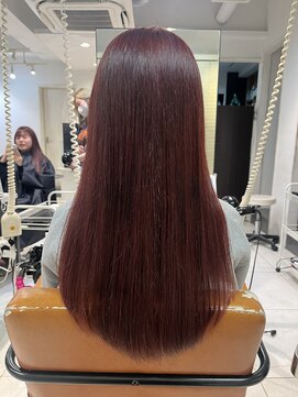 プライズ 所沢プロぺ通り店(prize) ブリーチなしダブルカラー/レッドブラウン/所沢/プロぺ通り