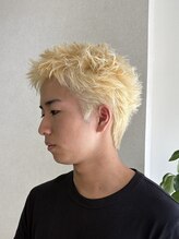 オルヴァ(Orva)&nbsp;ブロンド×スパイキーショート「湘南/藤沢/メンズブリーチ」