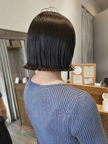 メルト 吉祥寺(melt)&nbsp;切りっぱなしボブ小顔似合わせカット透明感ラベンダーベージュ