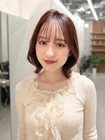 ポケット 渋谷(POCKET)&nbsp;くびれボブ韓国ボブ顔周りカット渋谷美容室