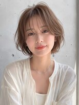 ノア 三宮店(NOA)&nbsp;【NOA】韓国くびれショートボブ透け感シアーベージュ