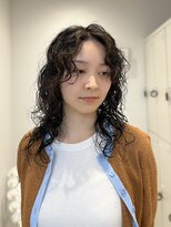 グレイン キャンバス 川崎(grain canvas.) くるくるパーマロング 窪田