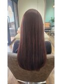ロゼブラウン/ロング/レイヤーカット/ブリーチ