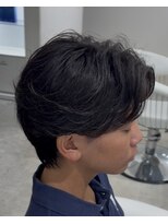 ベル 桑名(BHEL)&nbsp;桑名メンズパーマニュアンスパーマフェザーパーマセンターパート