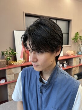 フェンヘアーアイス 中目黒(Fen.hair ici) 20代30代◎清潔感ある韓国風センターパート/ニュアンスパーマ