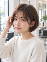 ユニット 蕨西口店(UNIT)&nbsp;レイヤーボブ髪型20代30代40代50代前髪あり前髪なし面長丸顔越谷