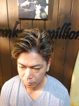 バーバーショップ サンフラット(BARBER SHOP Sun FLat) ハイライトカラー