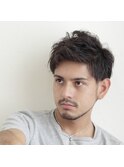 ショートバングアップ