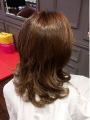 ボヌールヘアー 綾瀬【岡部 賢悟】ワッフルパーマ