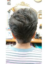 じぃば美容室 手グシで簡単セット♪くせ毛風ナチュラルパーマ