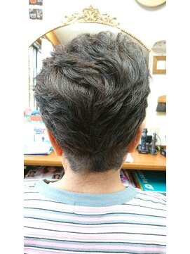 じぃば美容室 手グシで簡単セット♪くせ毛風ナチュラルパーマ