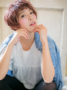 ブルー(BLUE) *CUORE水戸*…カジュアルくせ毛風小顔マニッシュショートb