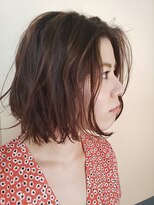 ペネロープ(Penelope)&nbsp;【新宿PENELOPE】切りっぱなしボブ×ニュアンスパーマ！